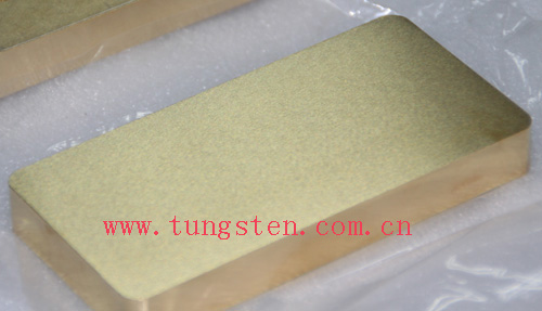 gold plated tungsten bar