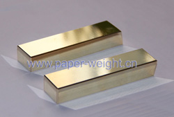 Gold Plated Tungsten Bar Gold Plated Tungsten Bar
